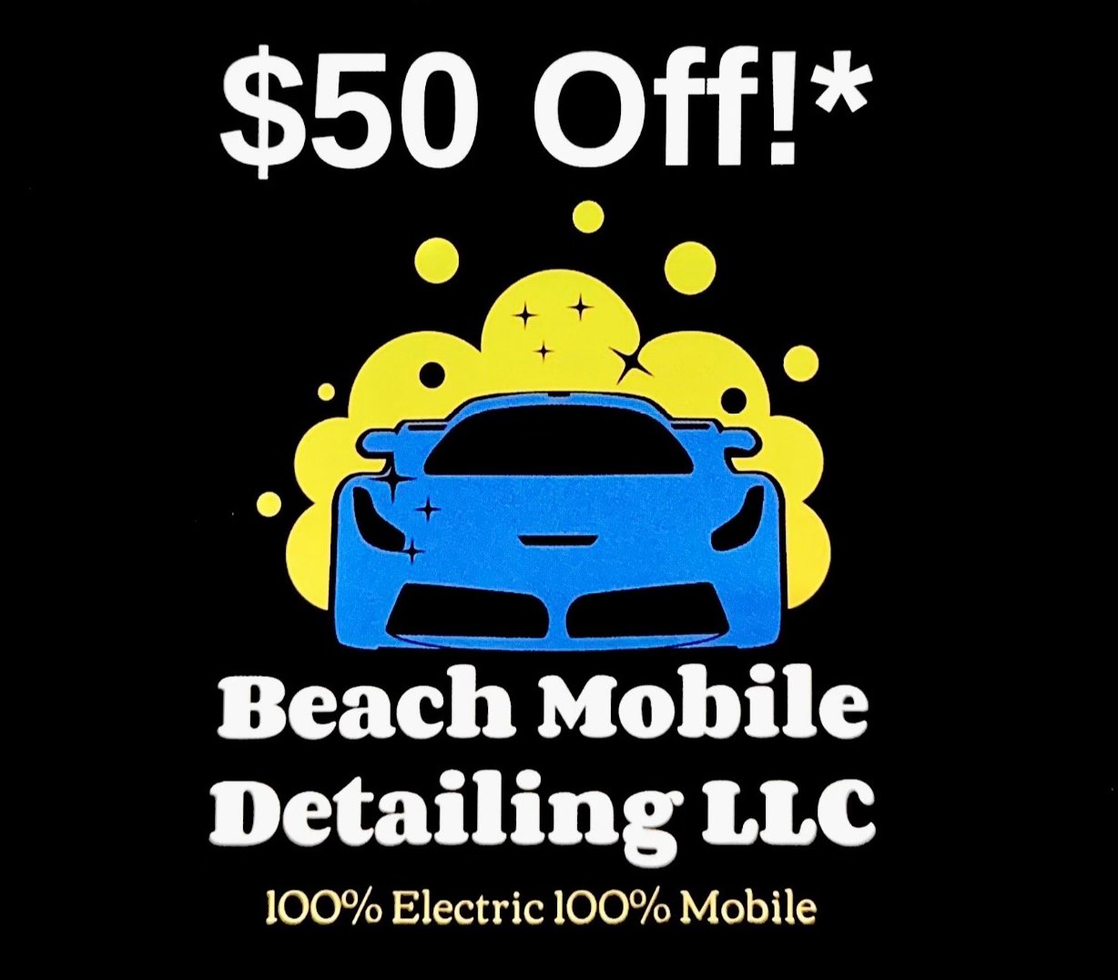 Beach Mobile Detailing LLC Facebook ad: Beach Mobile Detailing LLC is happy to announce…