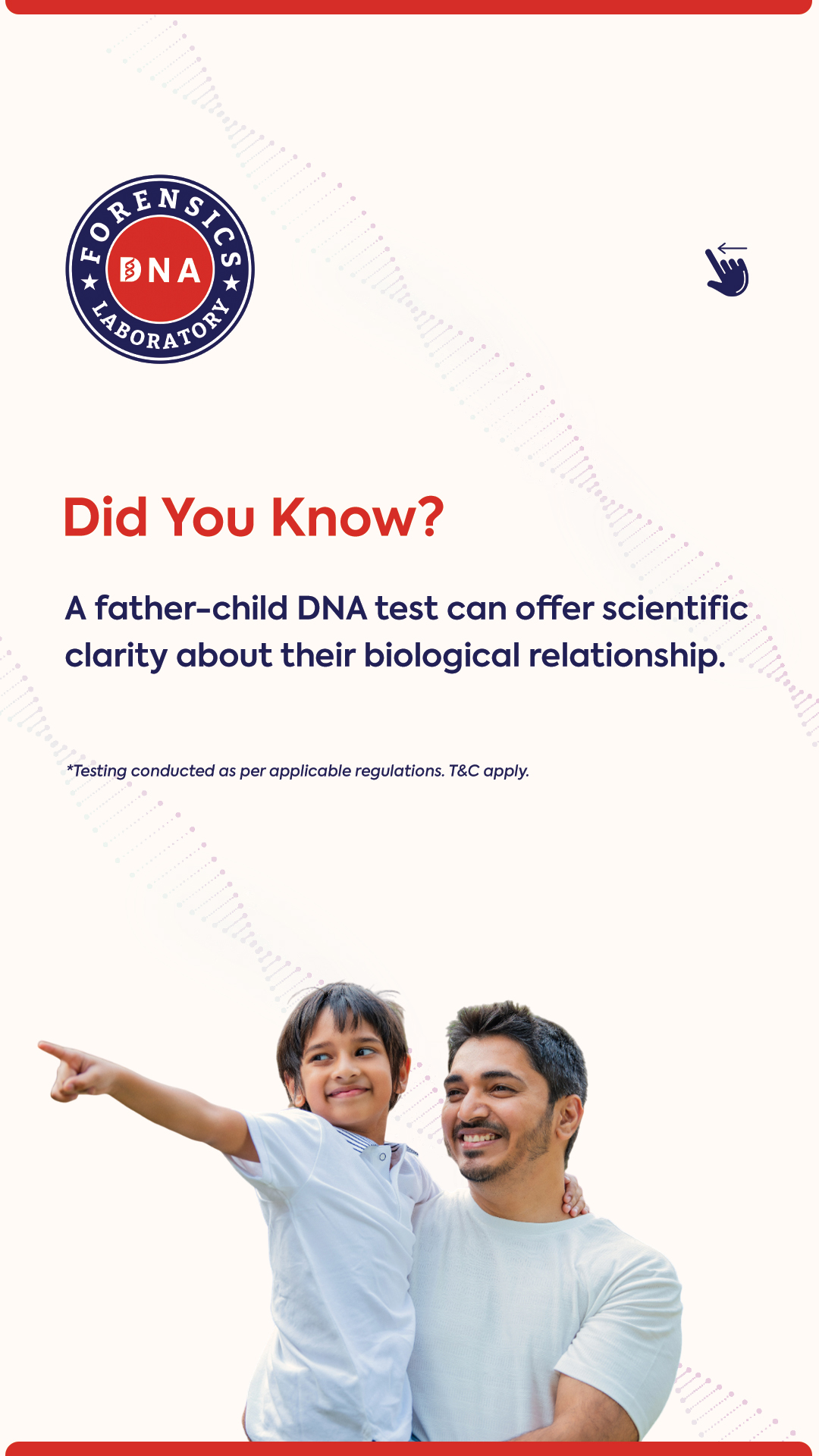 DNA Forensics Laboratory Pvt Ltd Facebook ad from Oct 24, 2025