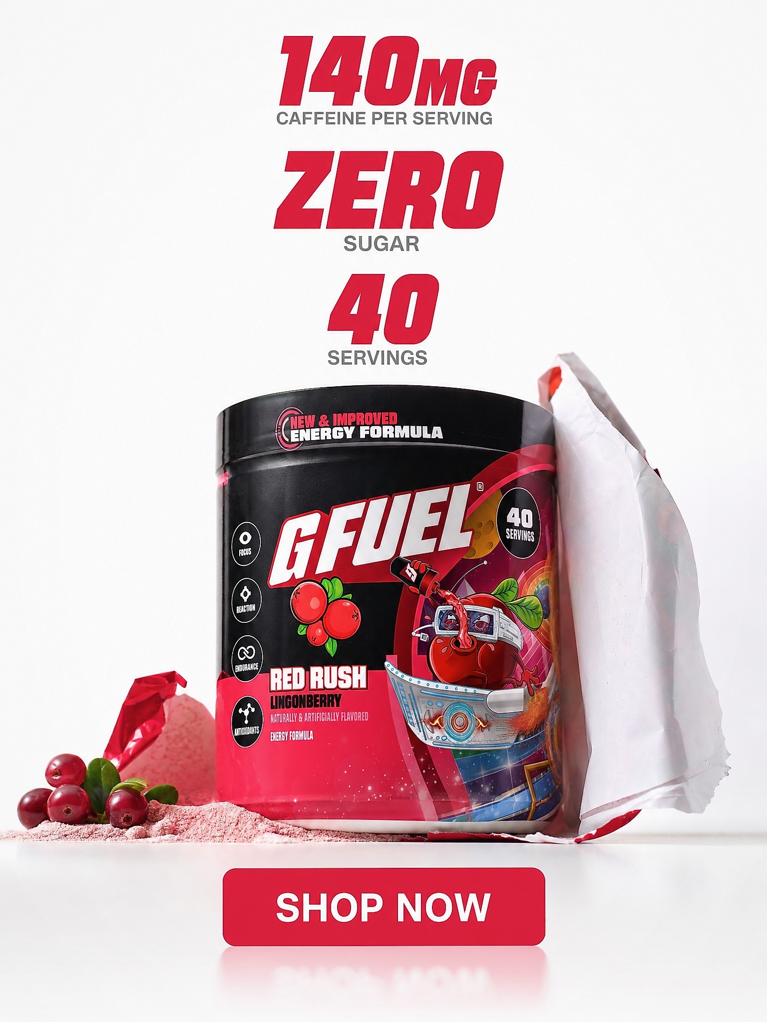 G FUEL Facebook ad