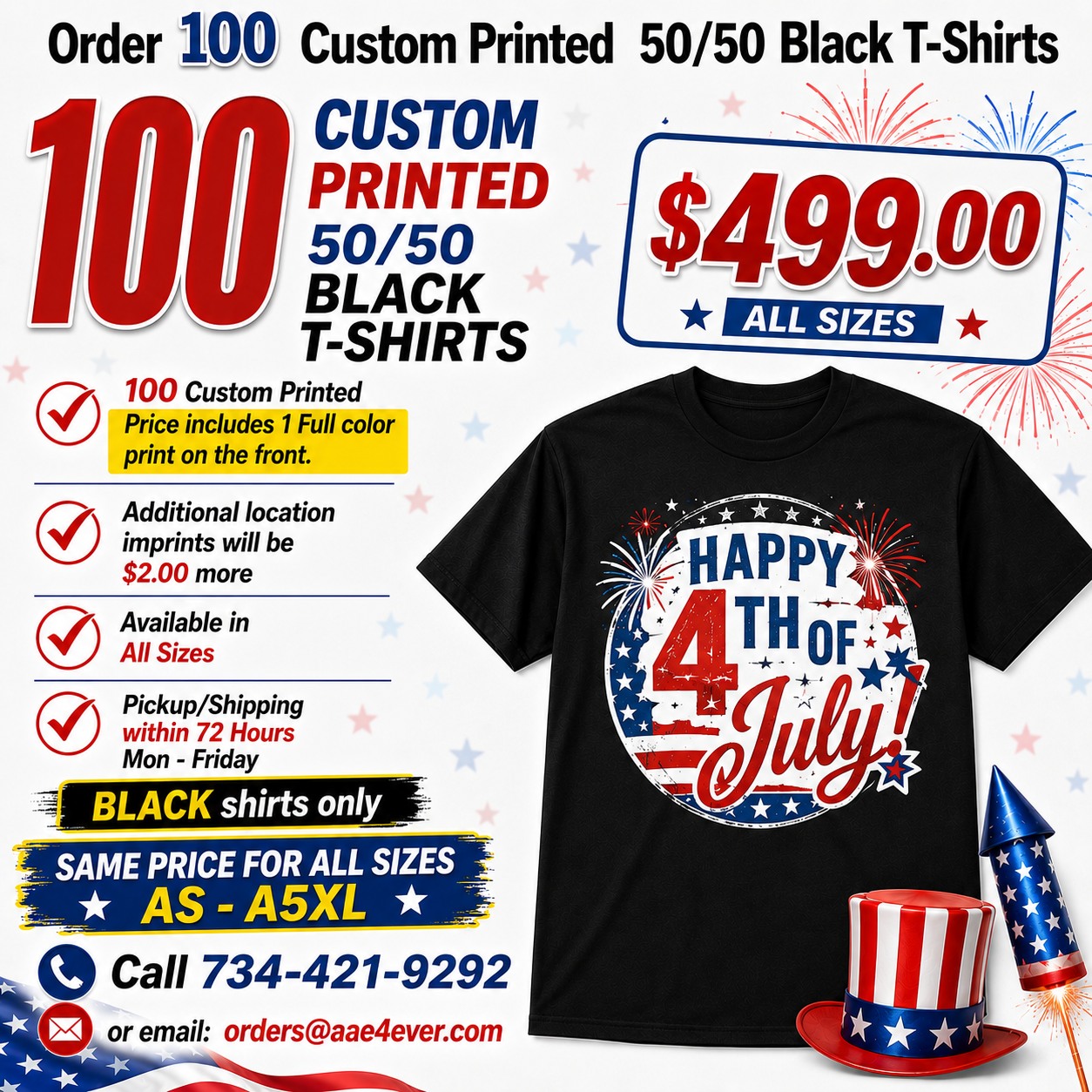 All American Embroidery Facebook ad