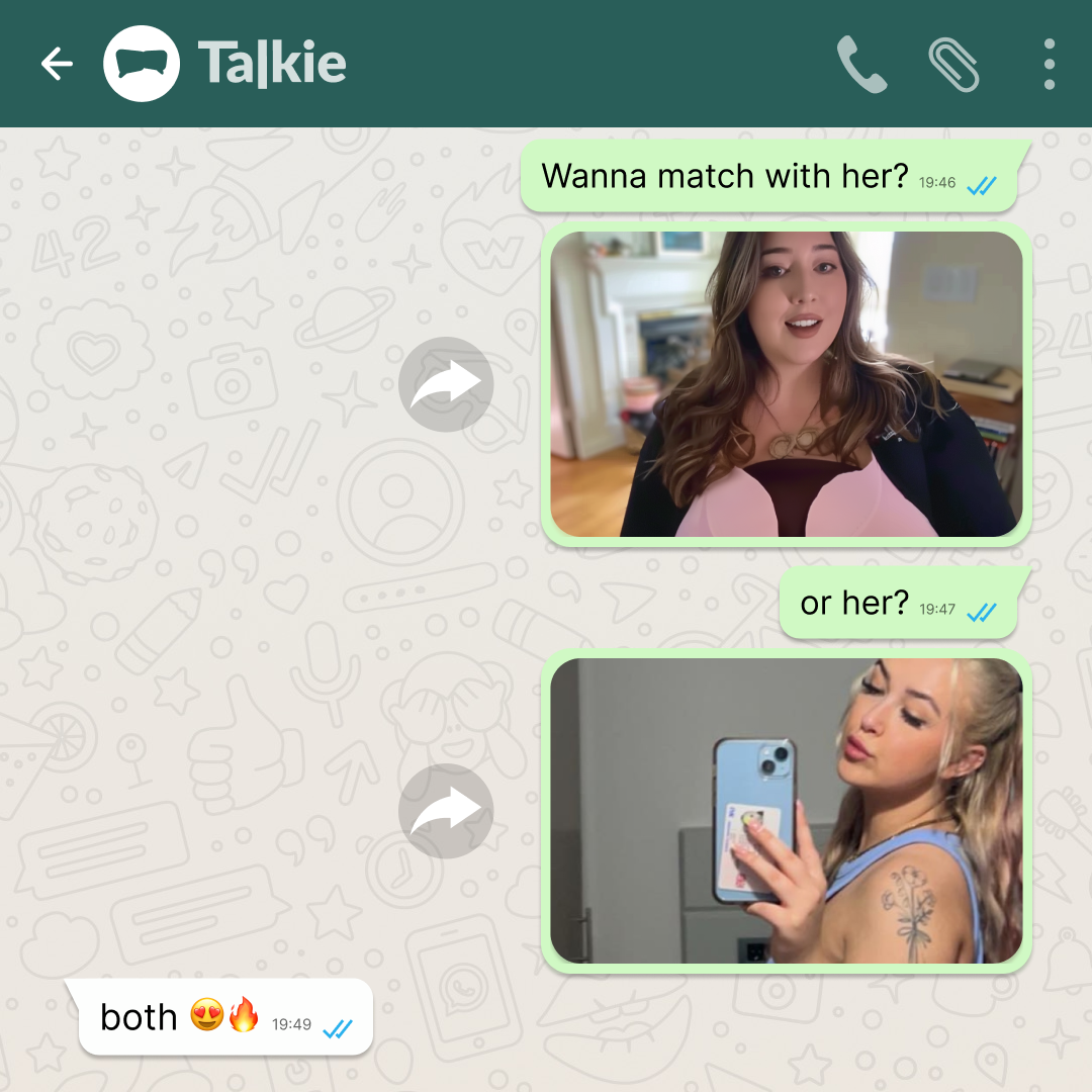 Talkie Live Facebook ad