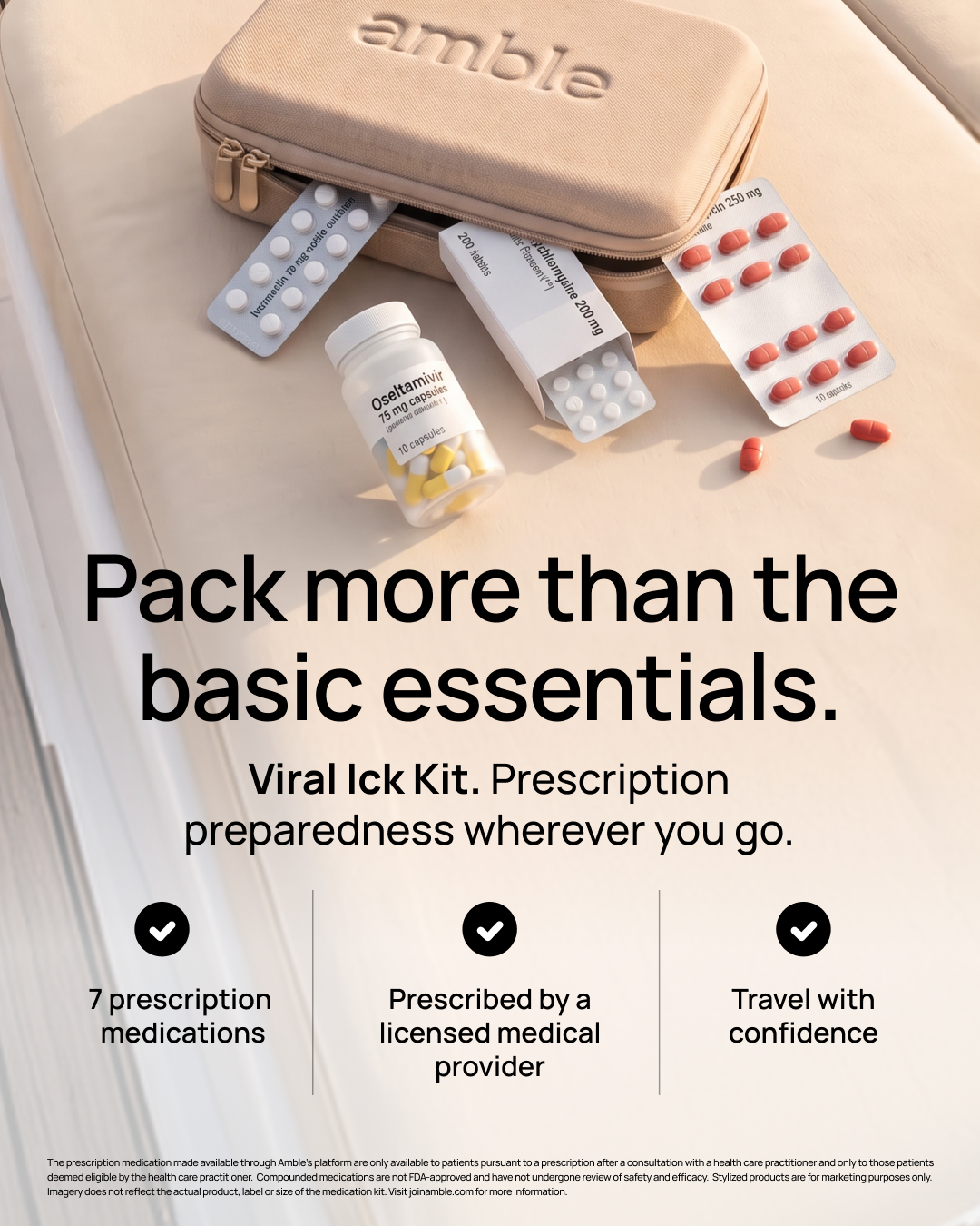 Join Amble Facebook ad: Amble's Viral Ick Kit
