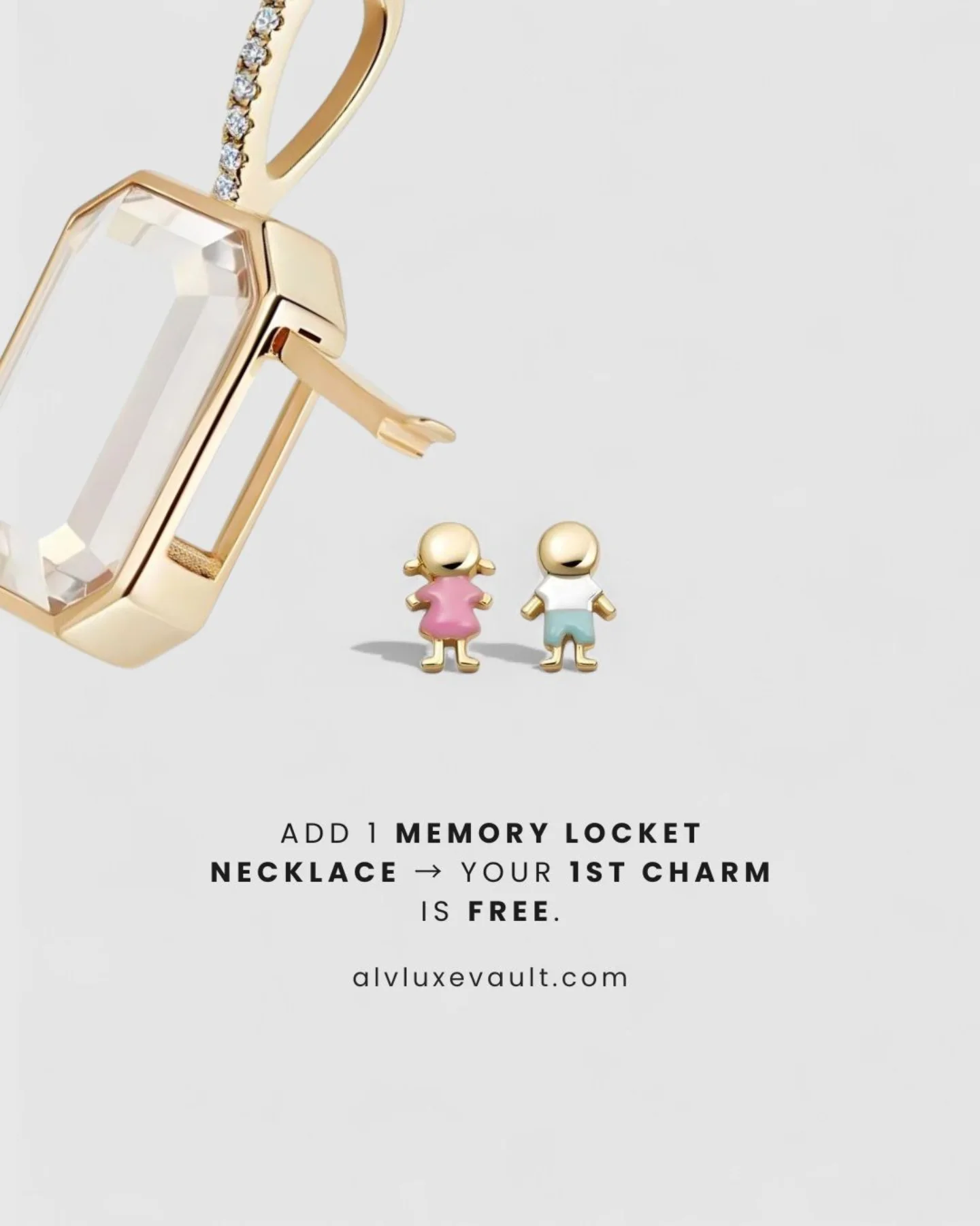 Allure Luxe Vault Facebook ad: Family Close to Your Heart