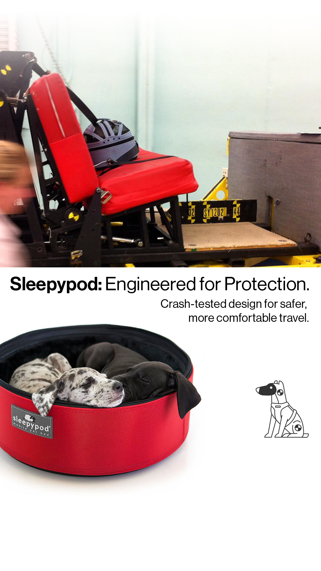 Sleepypod Facebook ad