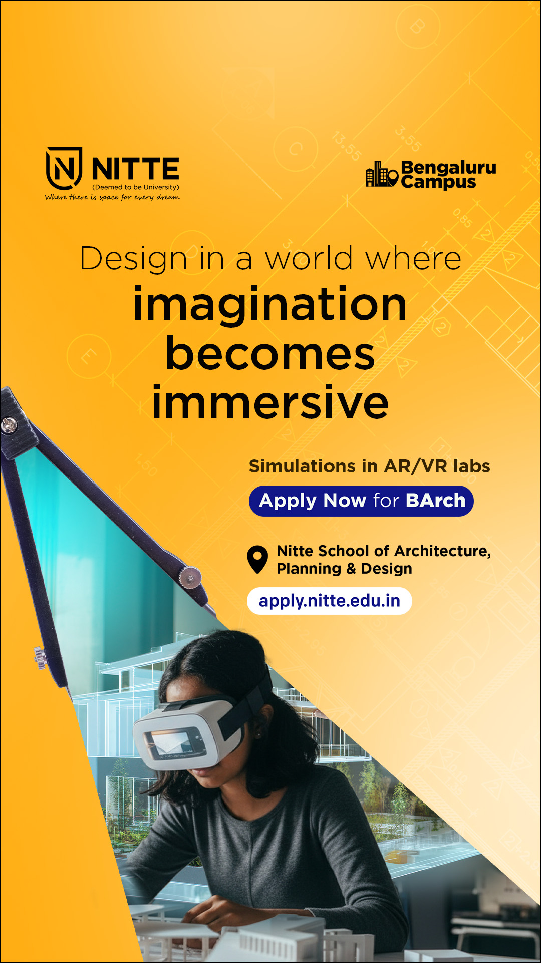 Nitte School of Architecture, Planning & Design Facebook ad