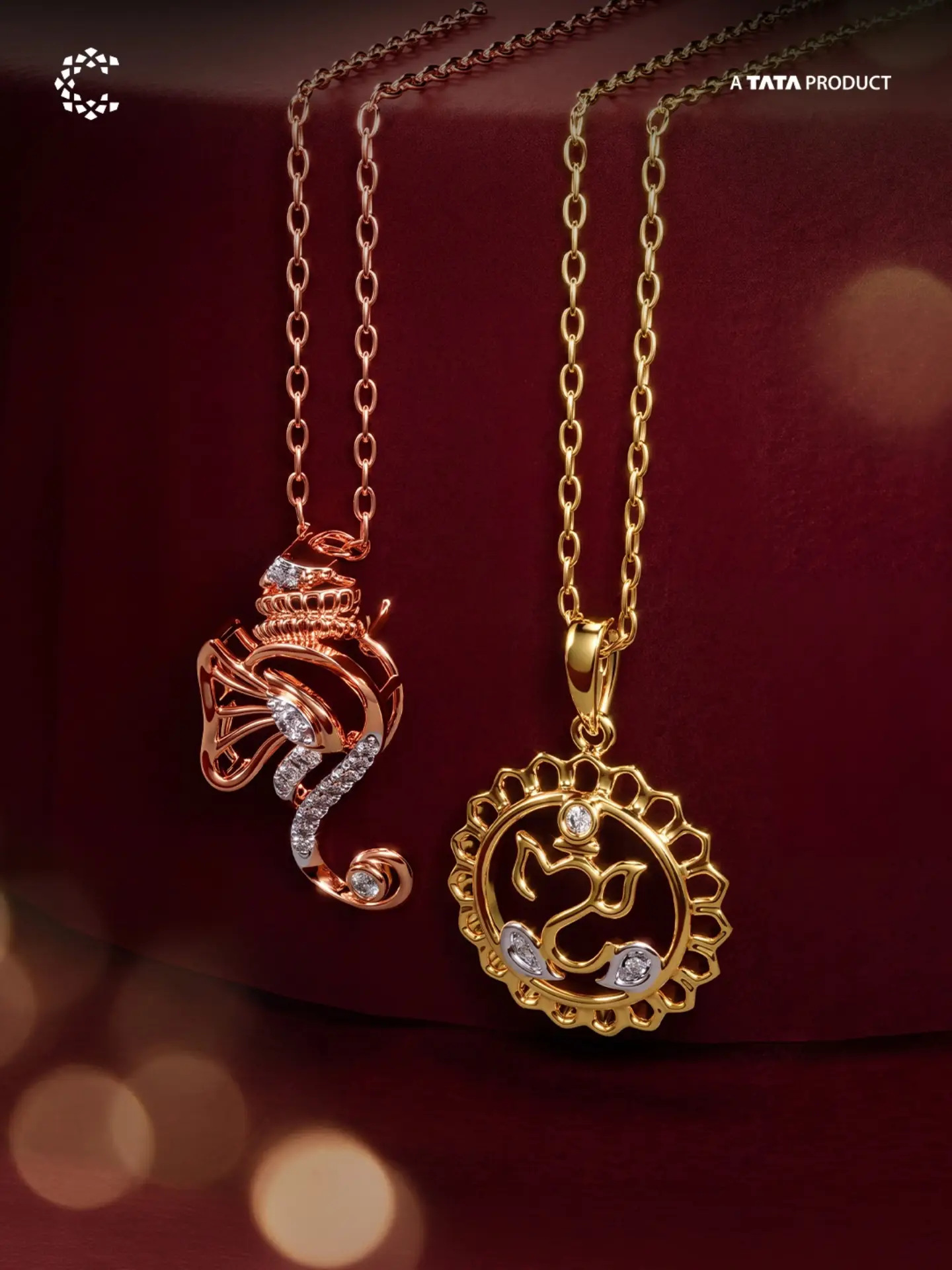 CaratLane Global - A Tata Product Facebook ad: Ganpati Bappa is here!