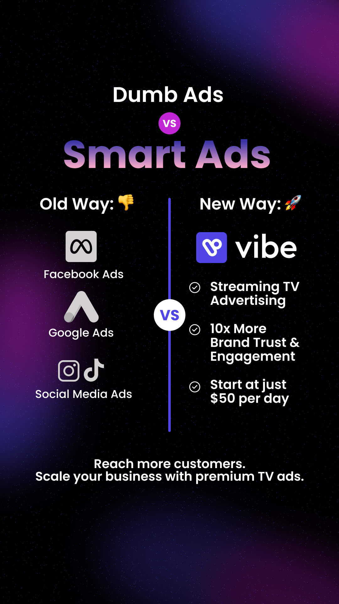 Vibe.co Facebook ad
