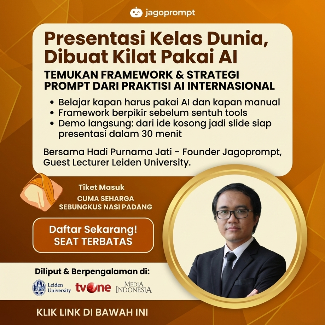 SkripsiMagic Facebook ad: Cara Bener Bikin Presentasi Kilat Pakai AI, Rapi &…
