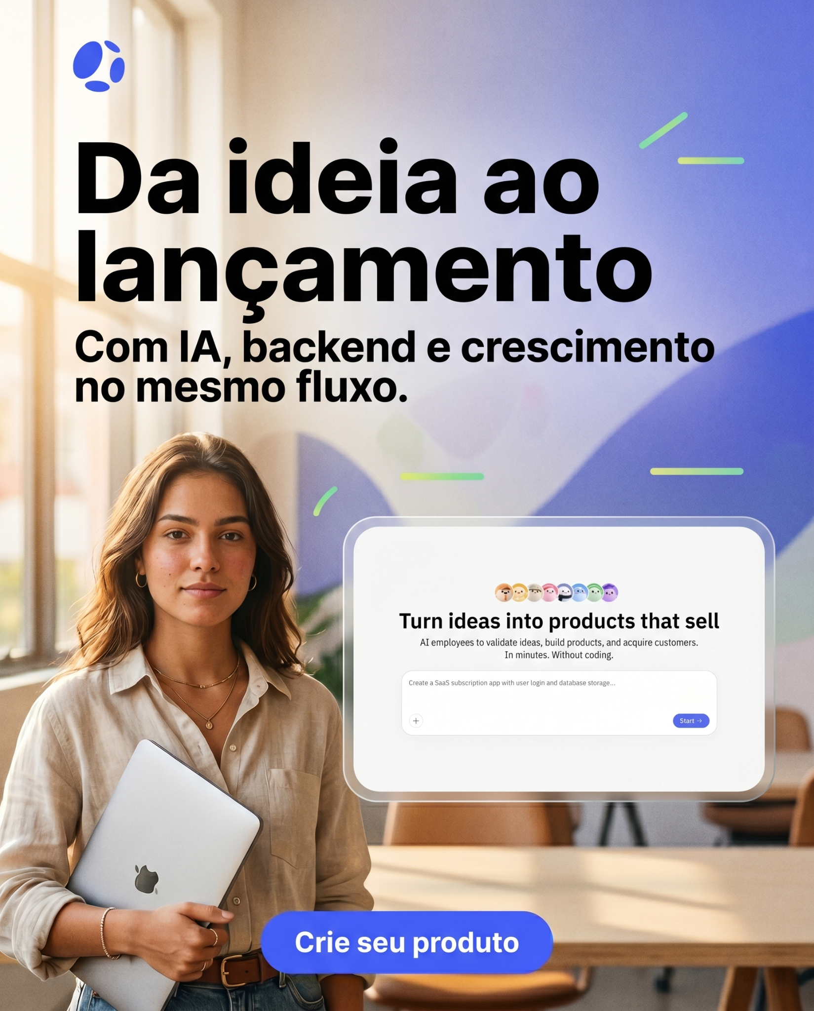 Atoms.dev Facebook ad