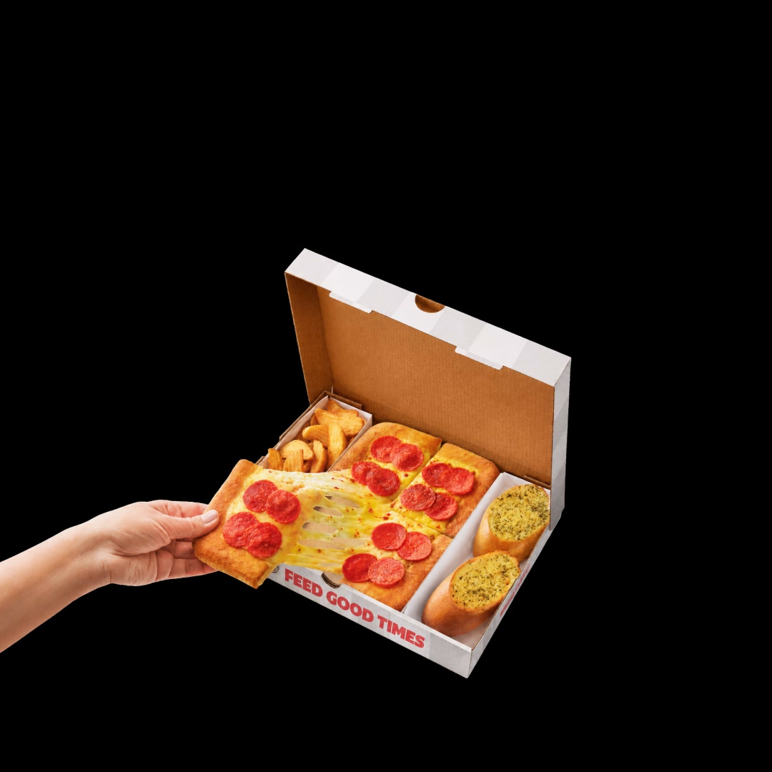 Pizza Hut KSA Facebook ad: ماي بوكس بـ25 ريال