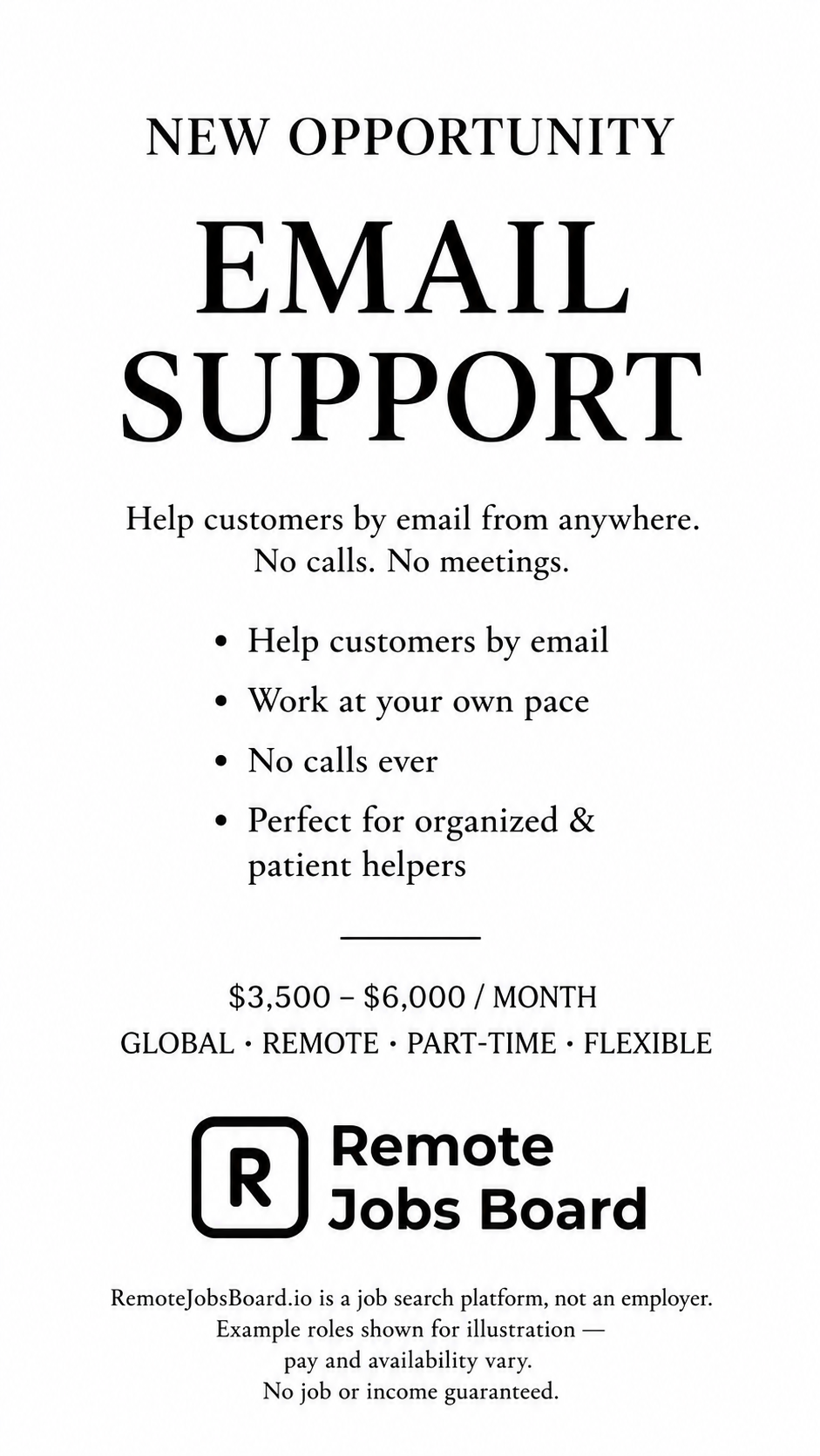 Remote Jobs Board - Work From Anywhere Facebook ad