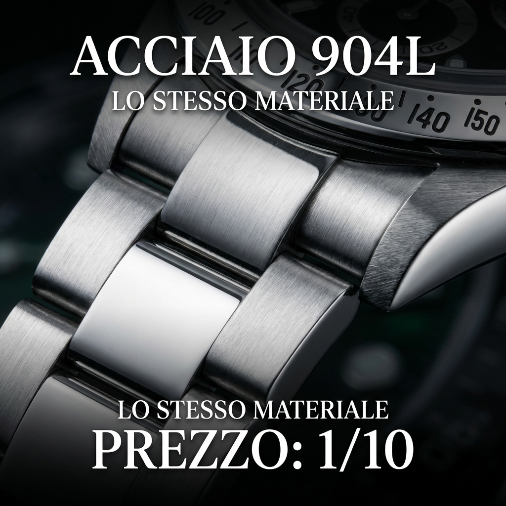 Althea Milano Facebook ad: Lo stesso Acciaio 904L. Prezzo: 1/10. Come è possibile?