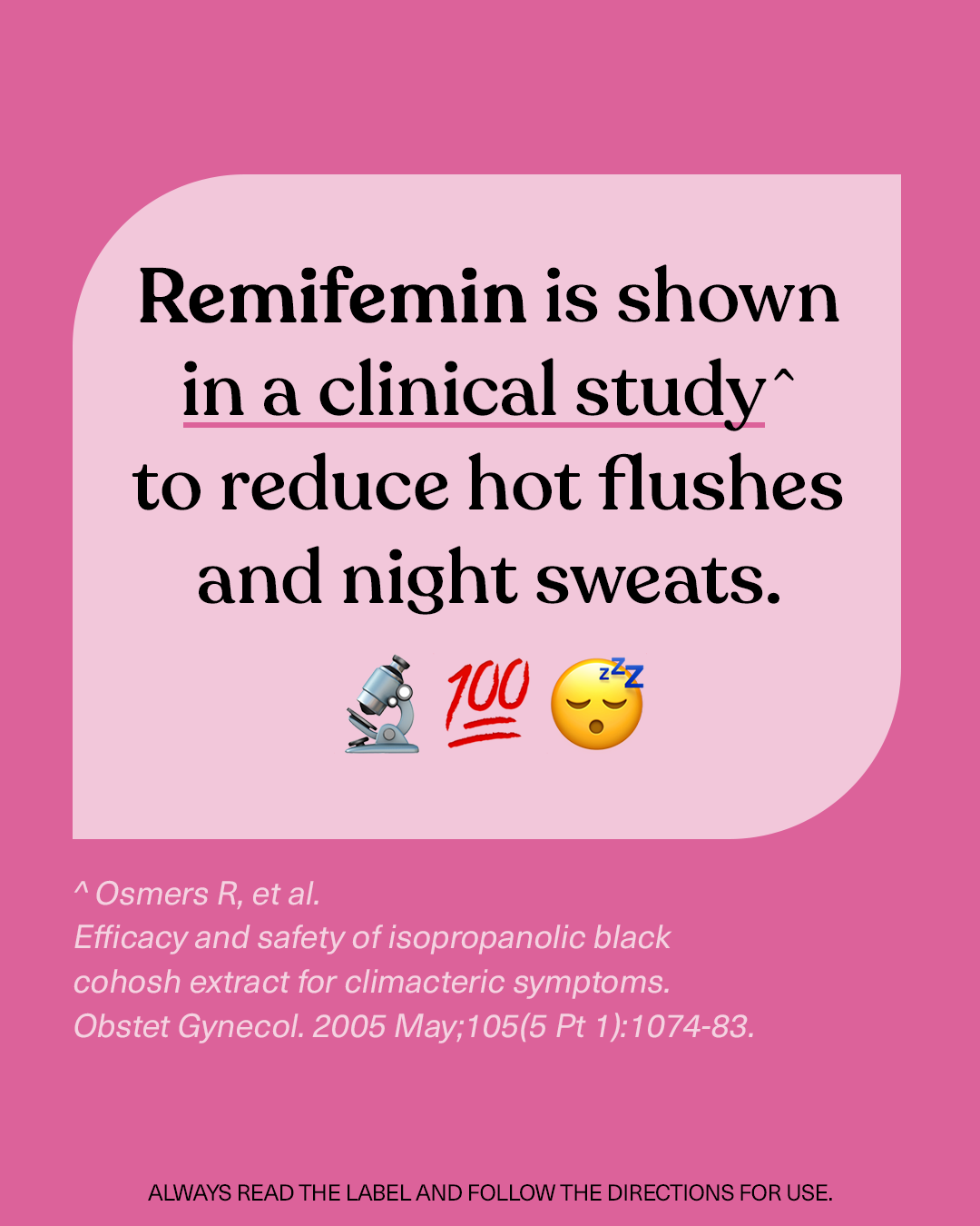 Remifemin Australia Facebook ad: Menopause Relief