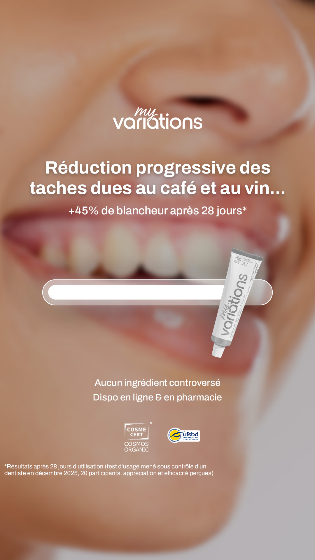 My Variations Facebook ad