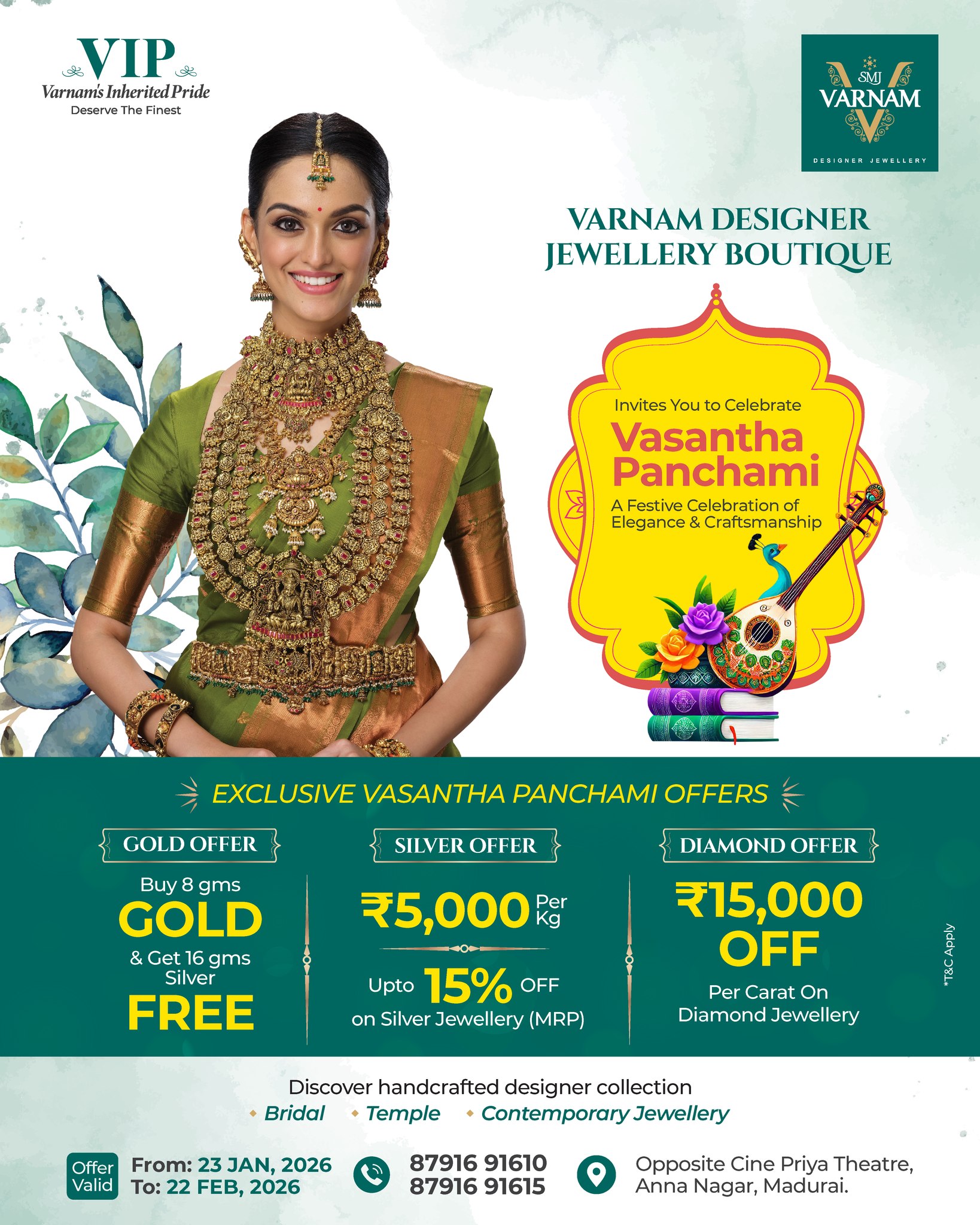 SMJ Varnam Designer Jewellery   Facebook ad
