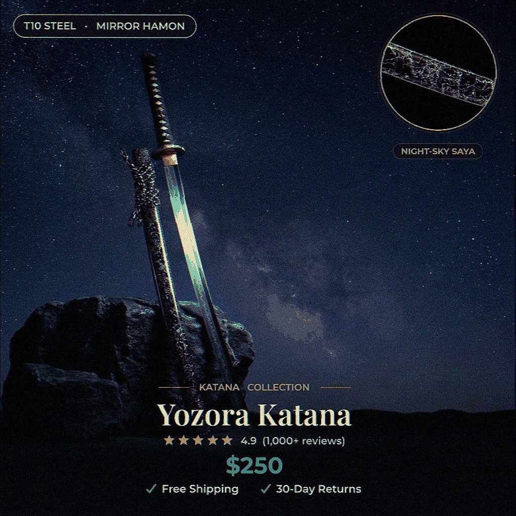 Katana Sword Facebook ad