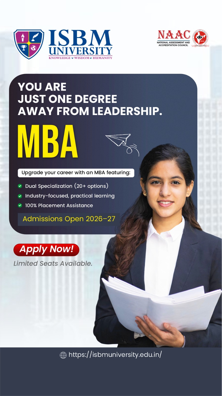 ISBM University Facebook ad from Jun 18, 2026