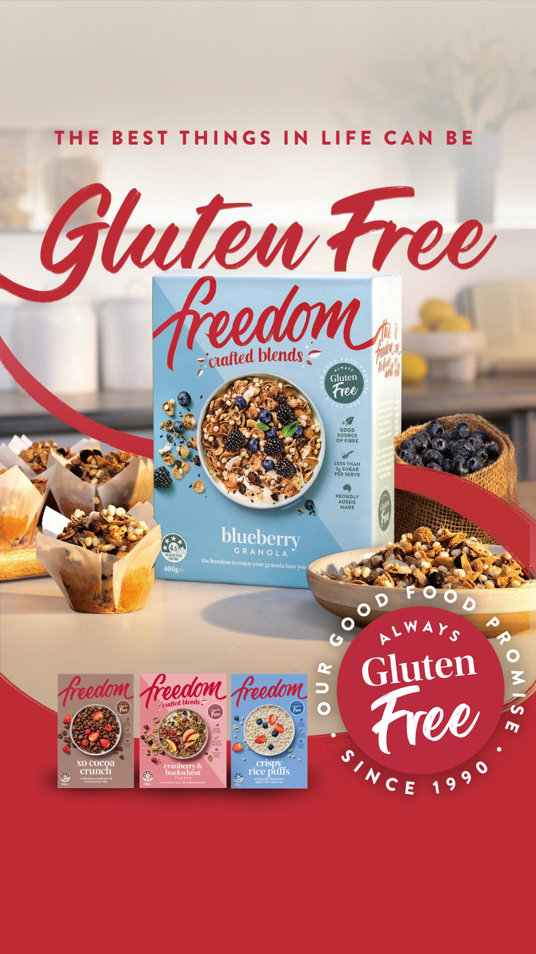 Freedom Foods Facebook ad from Mar 10, 2026