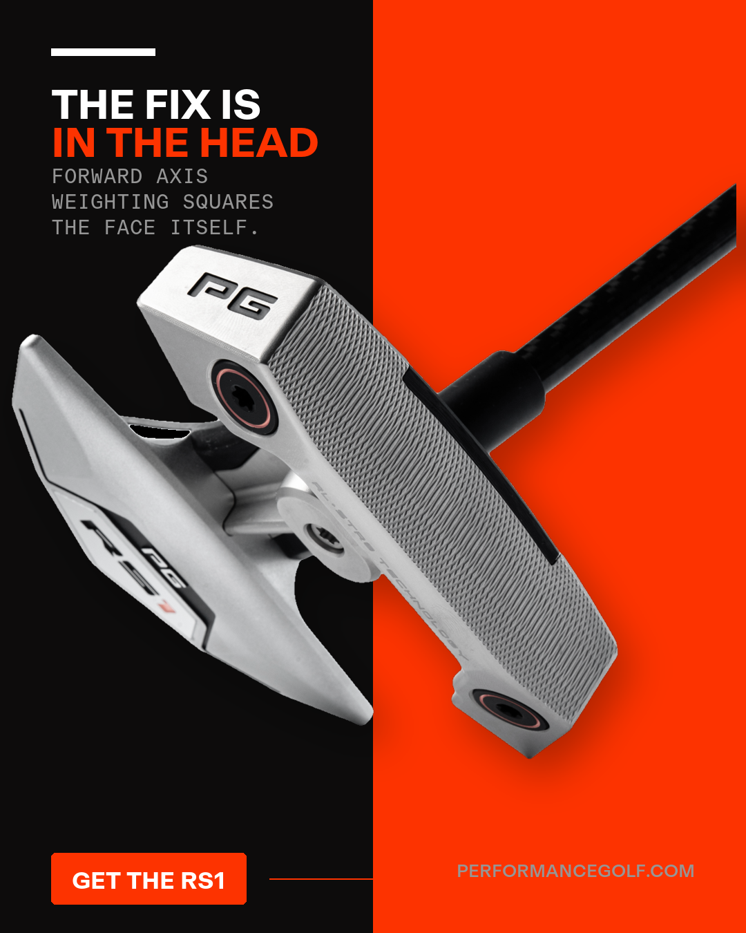 Performance Golf Facebook ad