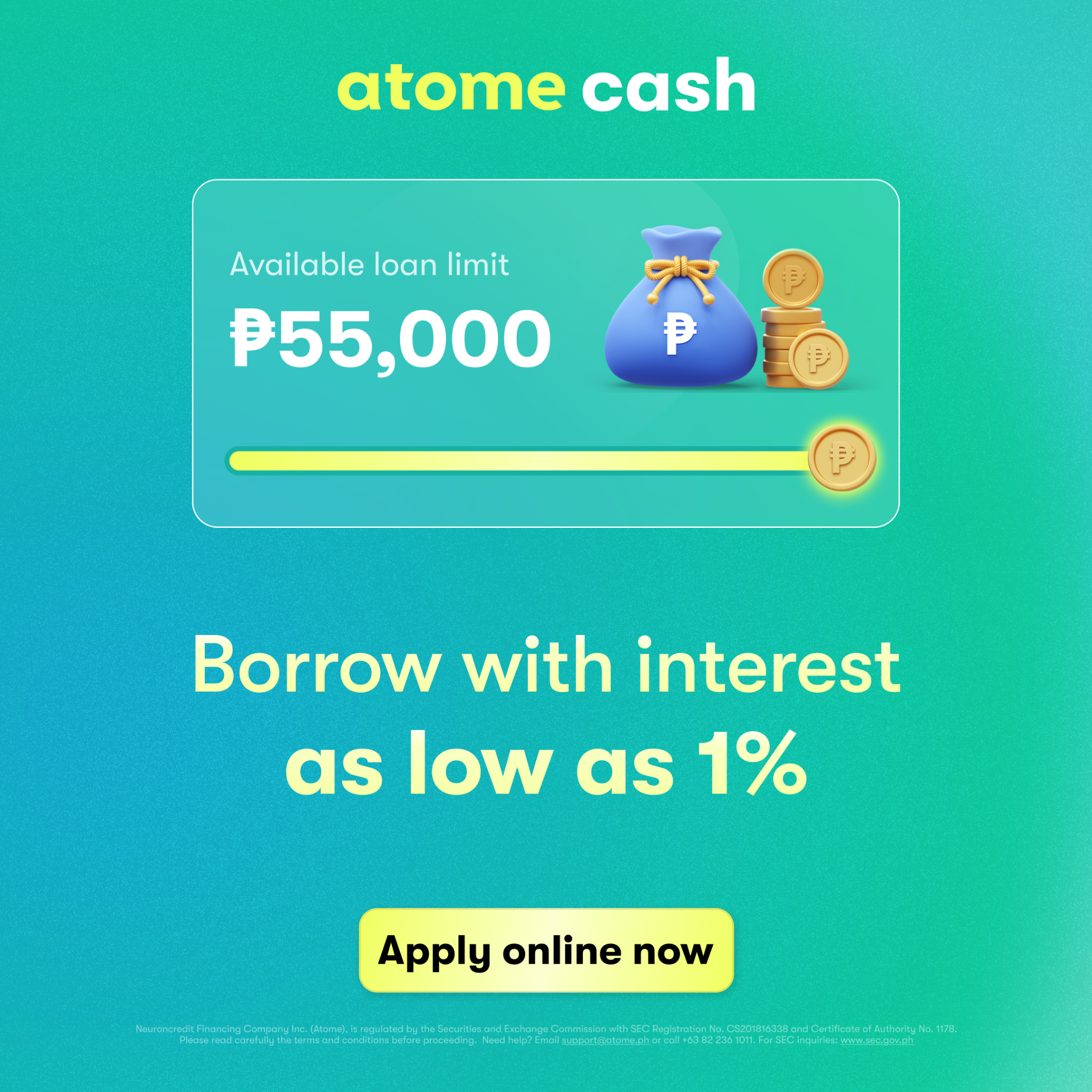 Atome Facebook ad