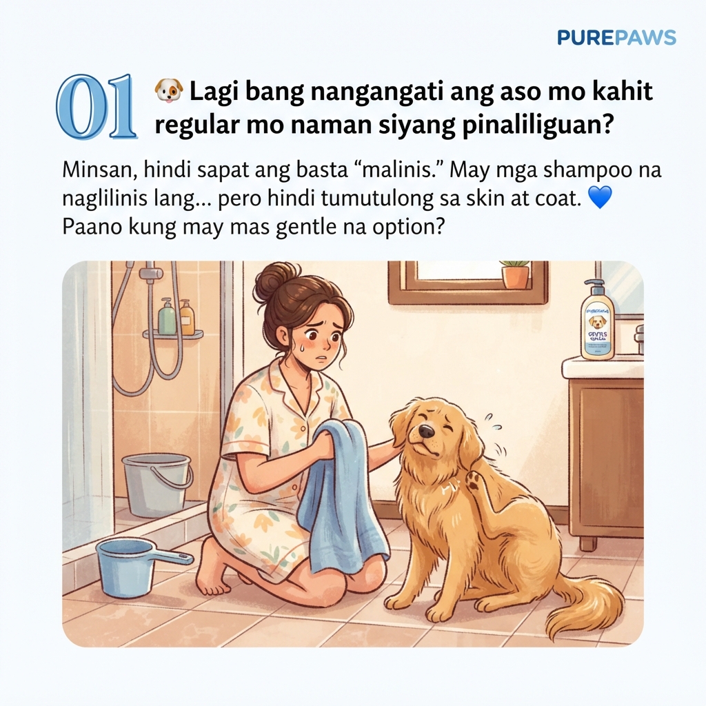 PJ Hub Pet Supplies Facebook ad: Akala mo normal lang ang pangangati ng aso…