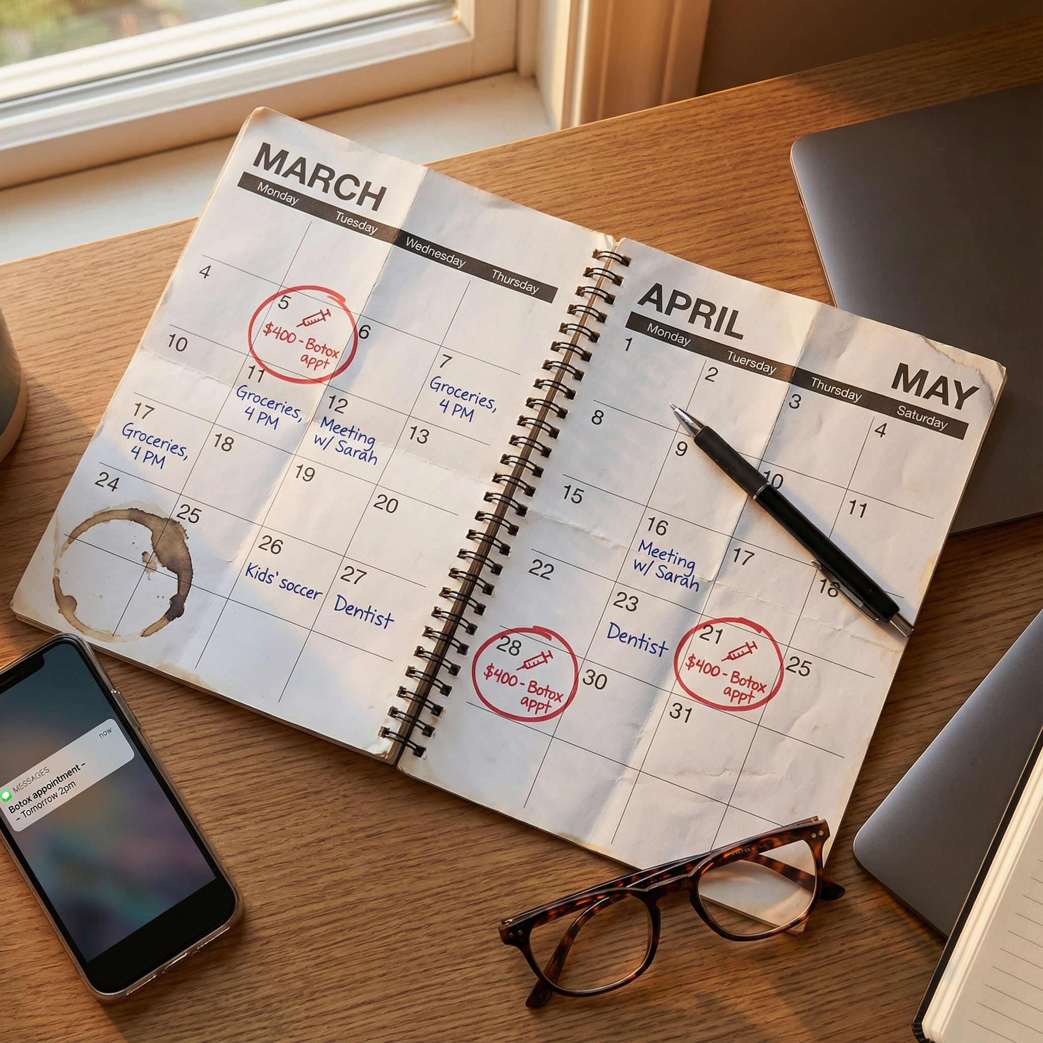 Aeskyn Facebook ad: Read If You're Spending $400 Every 3 Months