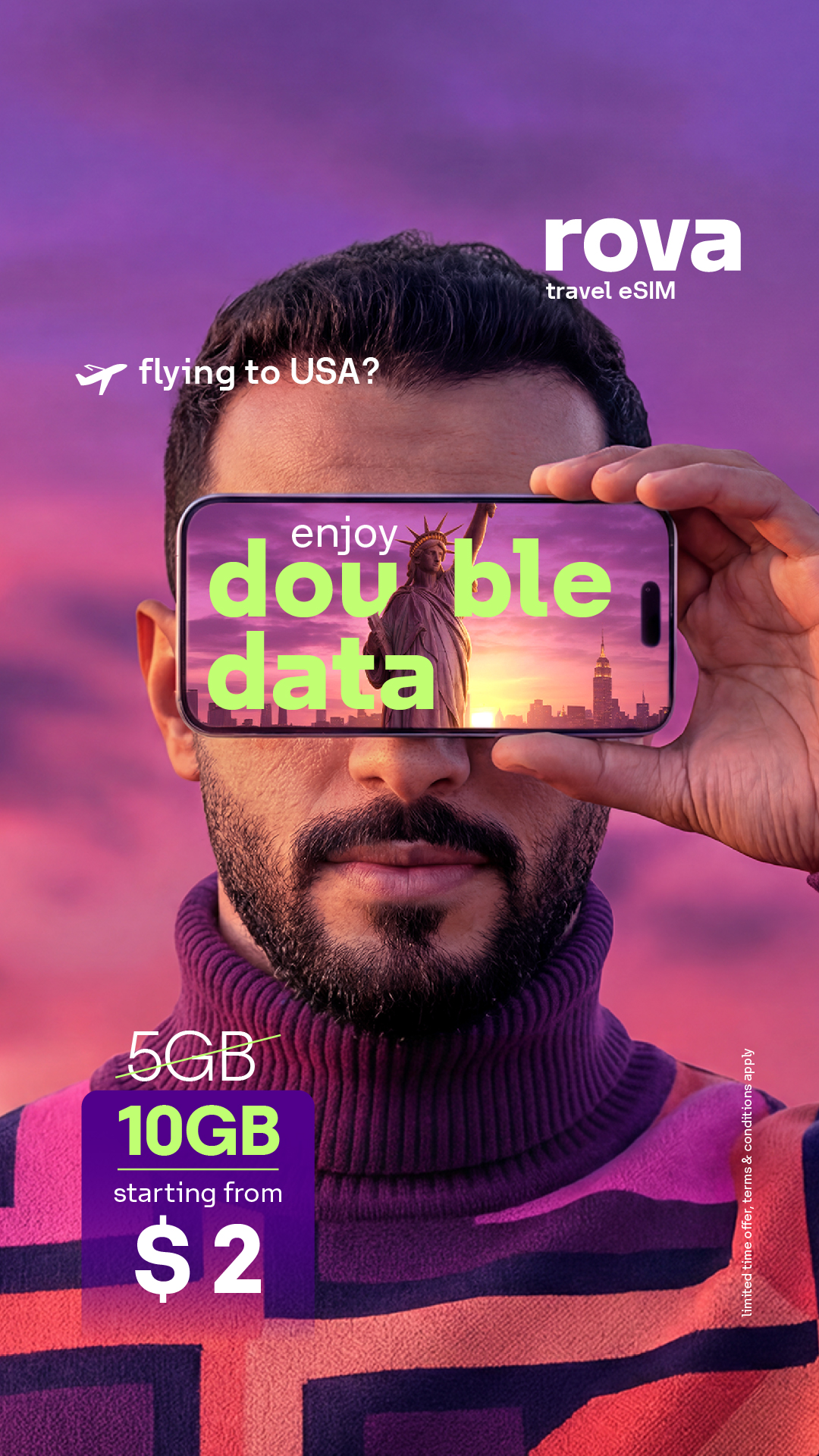 Rova-esim Facebook ad