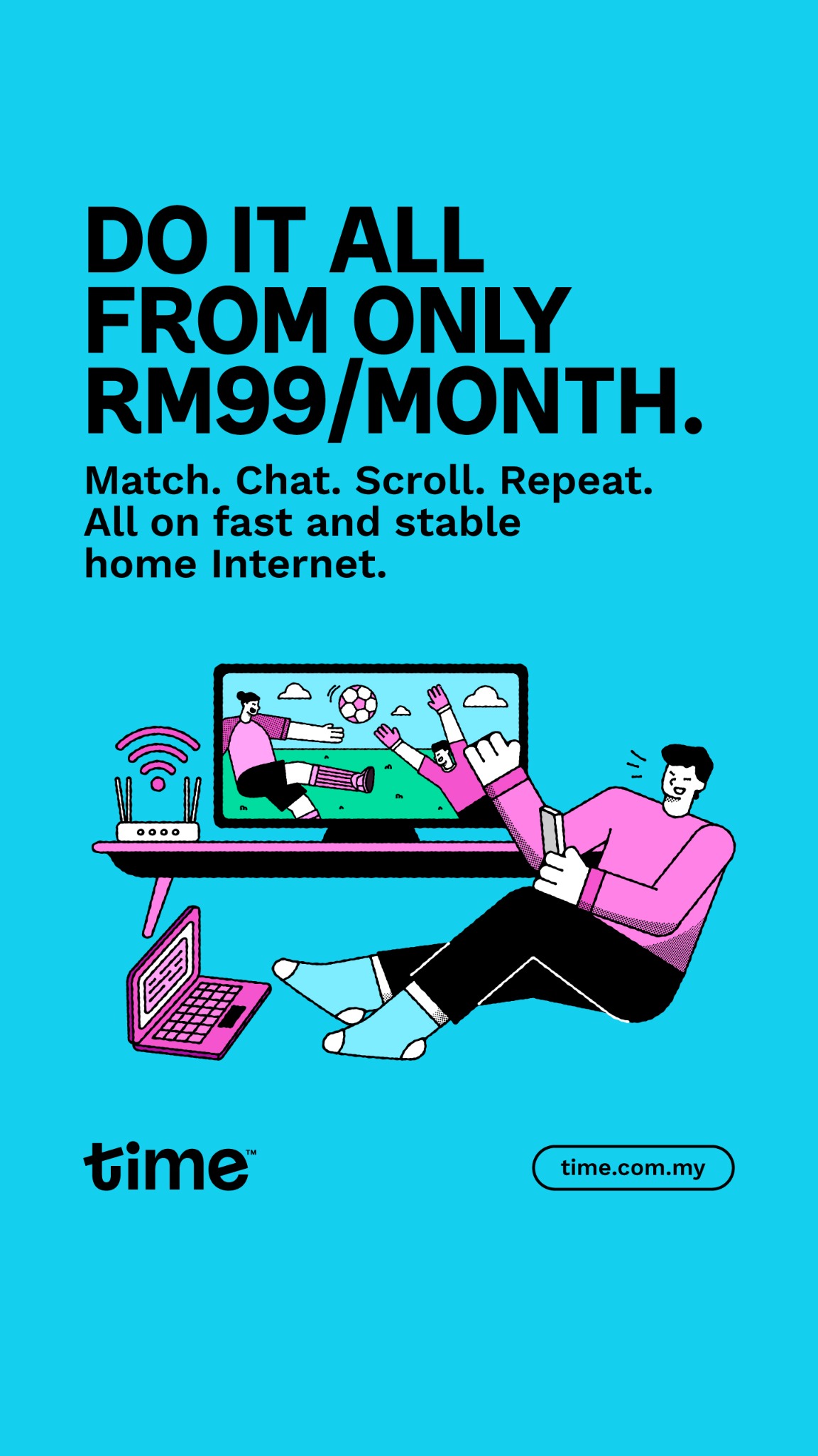 Time Internet Facebook ad