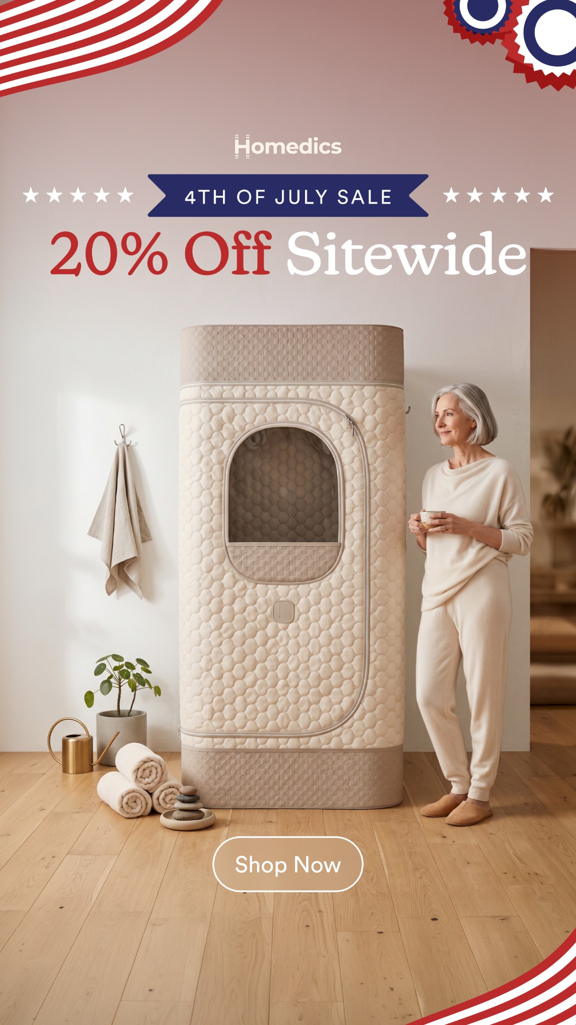 Homedics Facebook ad
