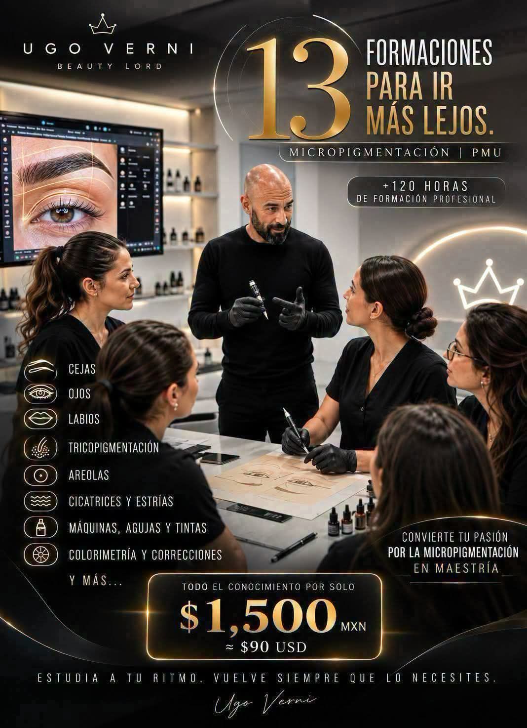 Ugo Verni Beauty Lord Facebook ad: SI YA ERES MICROPIGMENTADOR, ESTO TE INTERESA.