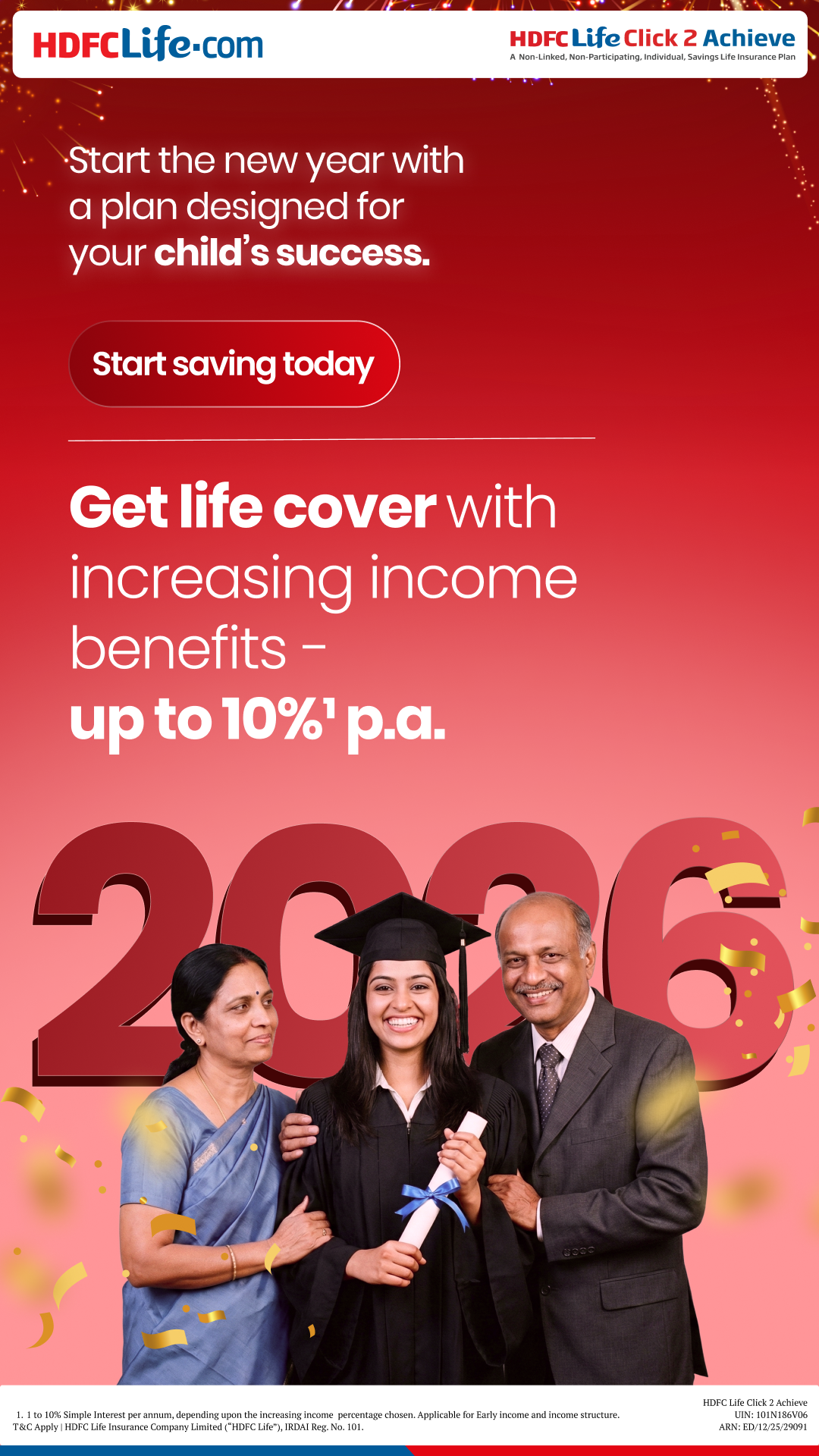HDFC Life Facebook ad
