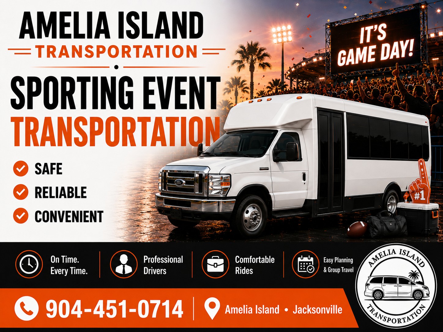 Amelia Island Transportation Facebook ad