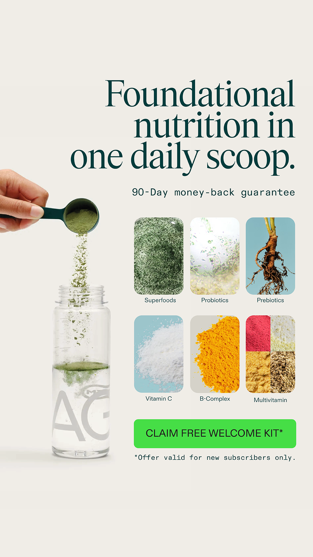 AG1 by Athletic Greens Facebook ad