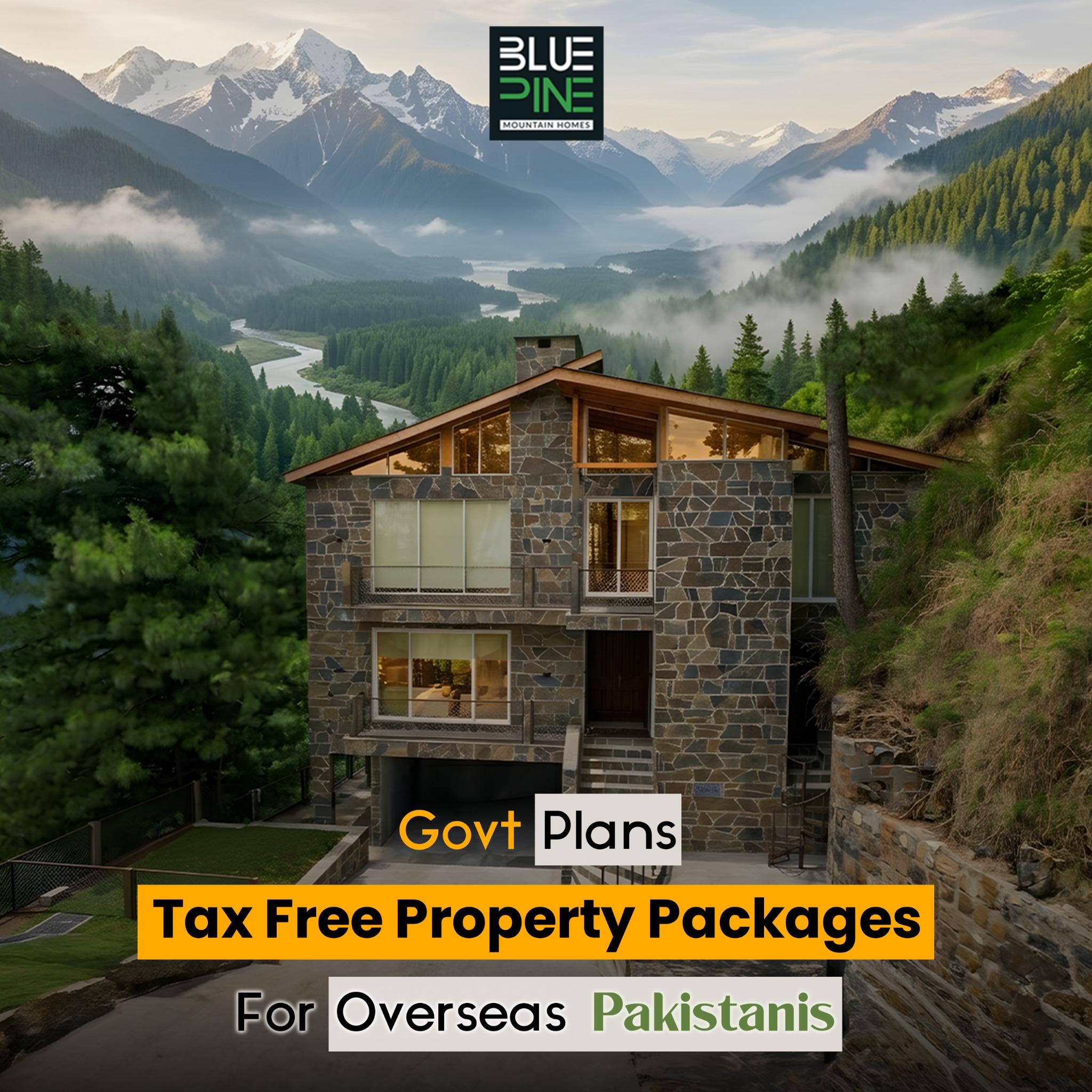 Blue Pine Mountain Homes Facebook ad