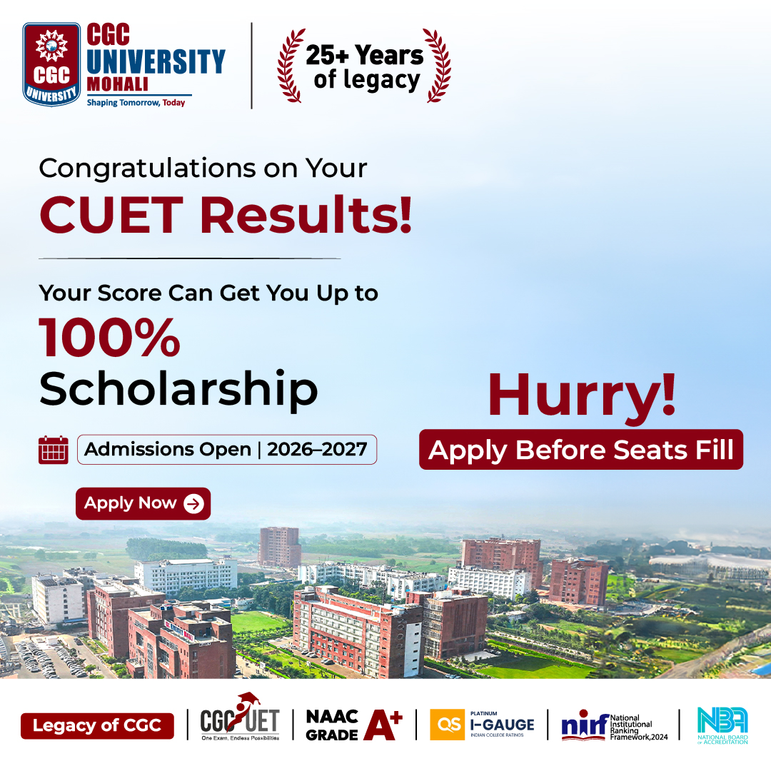 CGC University, Mohali Facebook ad