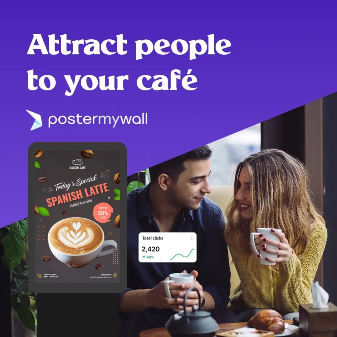PosterMyWall Facebook ad