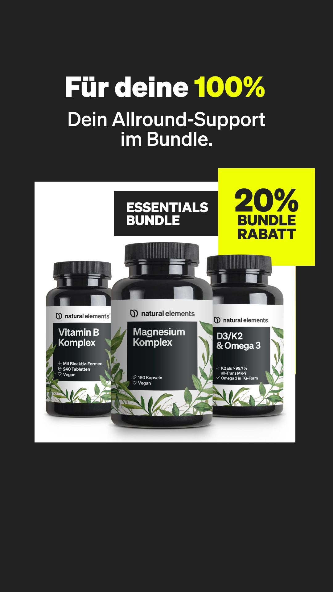 natural elements Facebook ad