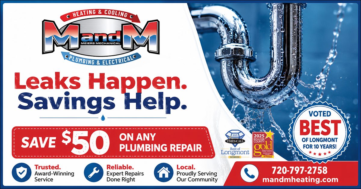 M and M Heating & Cooling, Plumbing & Electrical Facebook ad