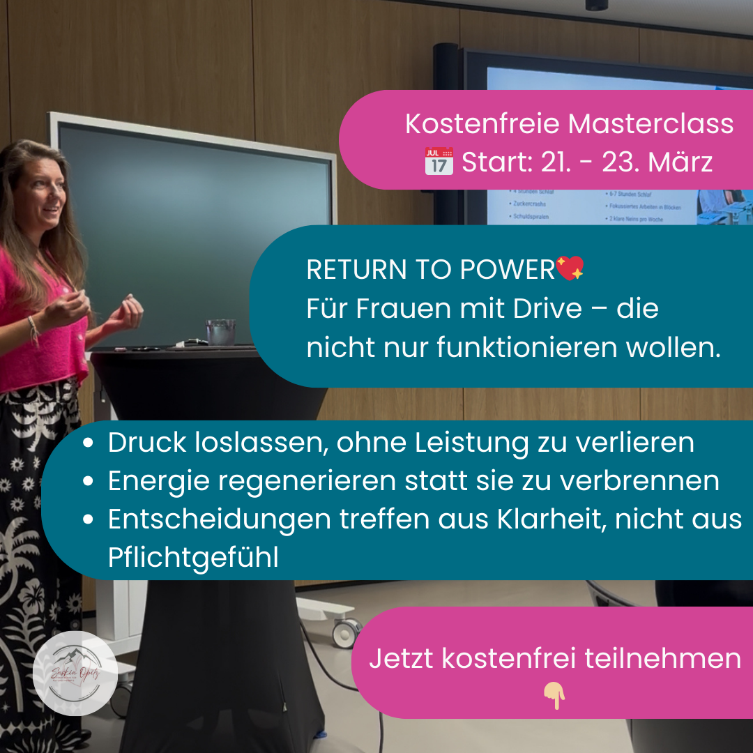 Saskia Opitz I Leadership & Self-Leadership Facebook ad: RETURN TO POWER, Führung beginnt in dir.