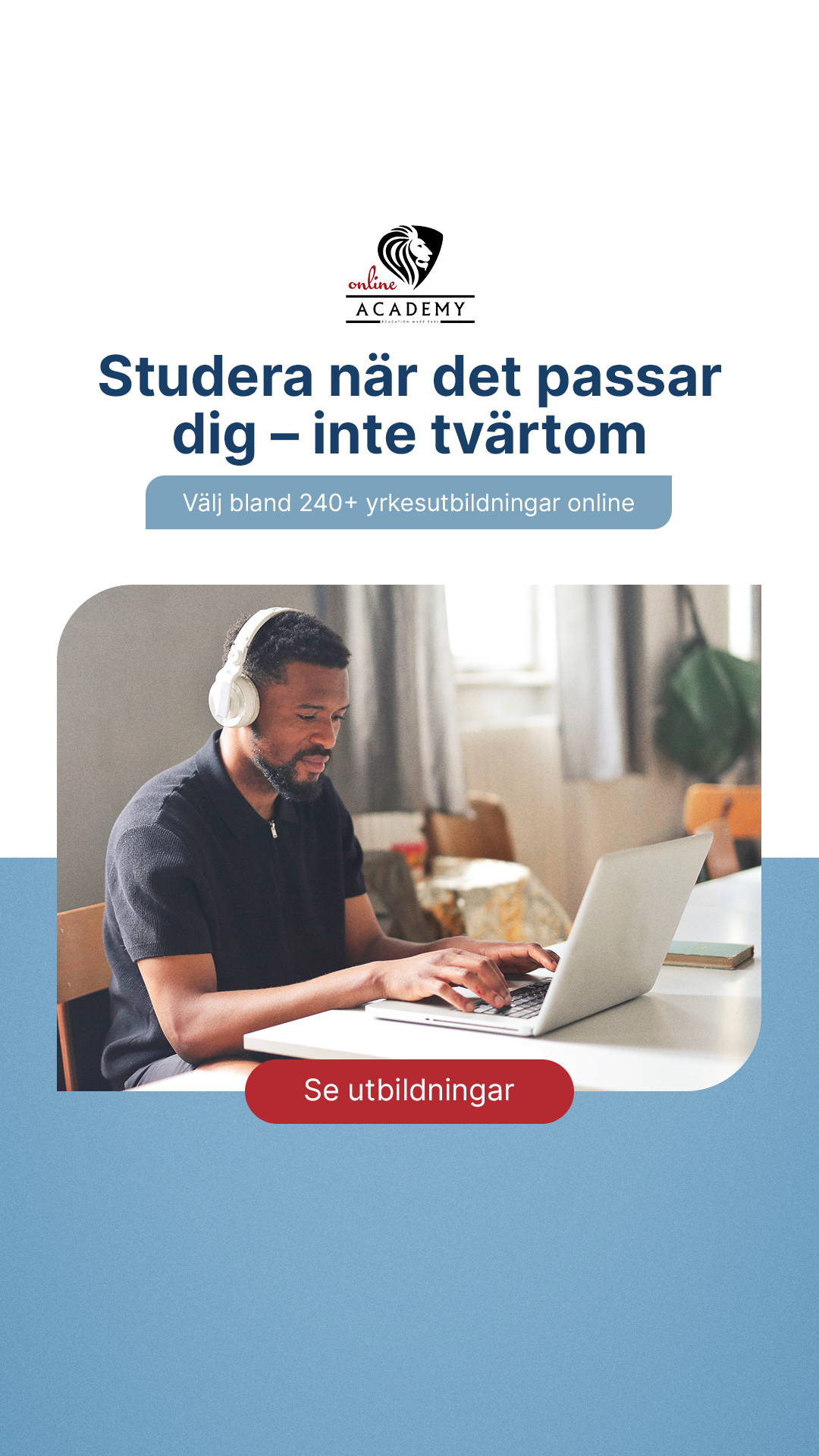 Academy Online Facebook ad from Apr 24, 2026