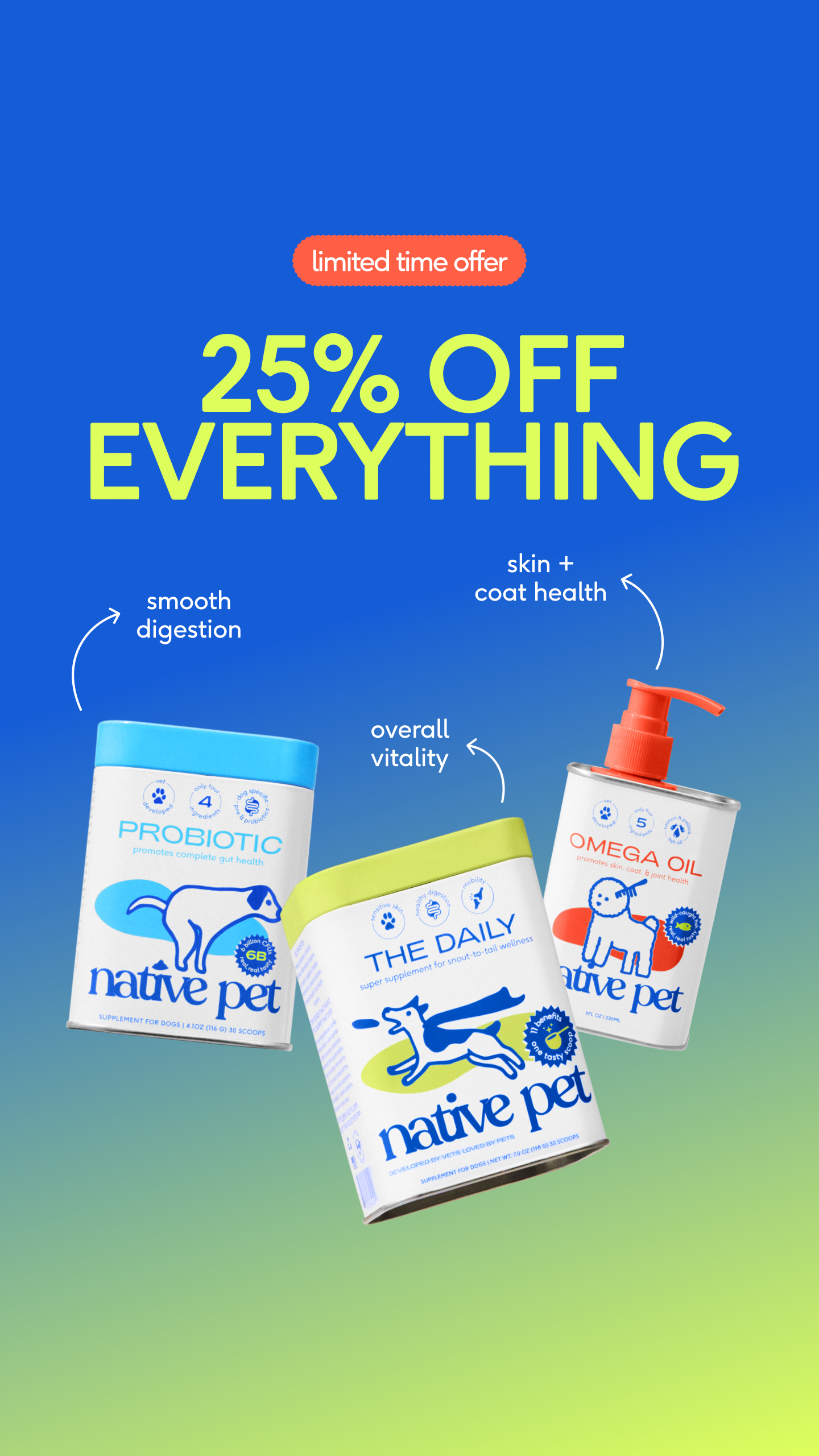 Native Pet Facebook ad