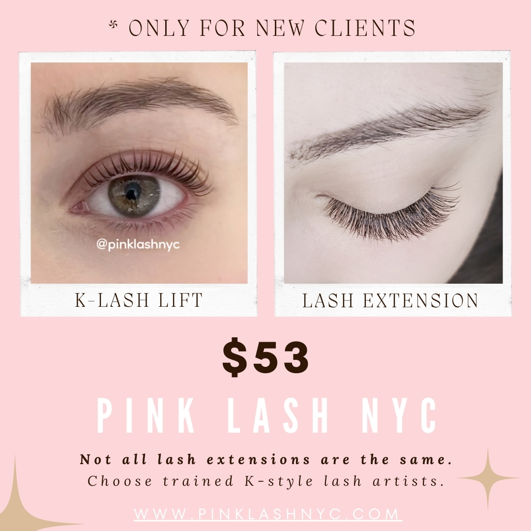 PINK LASH Facebook ad