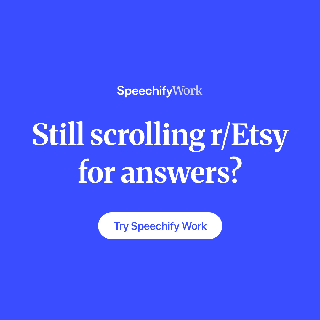 Speechify Facebook ad
