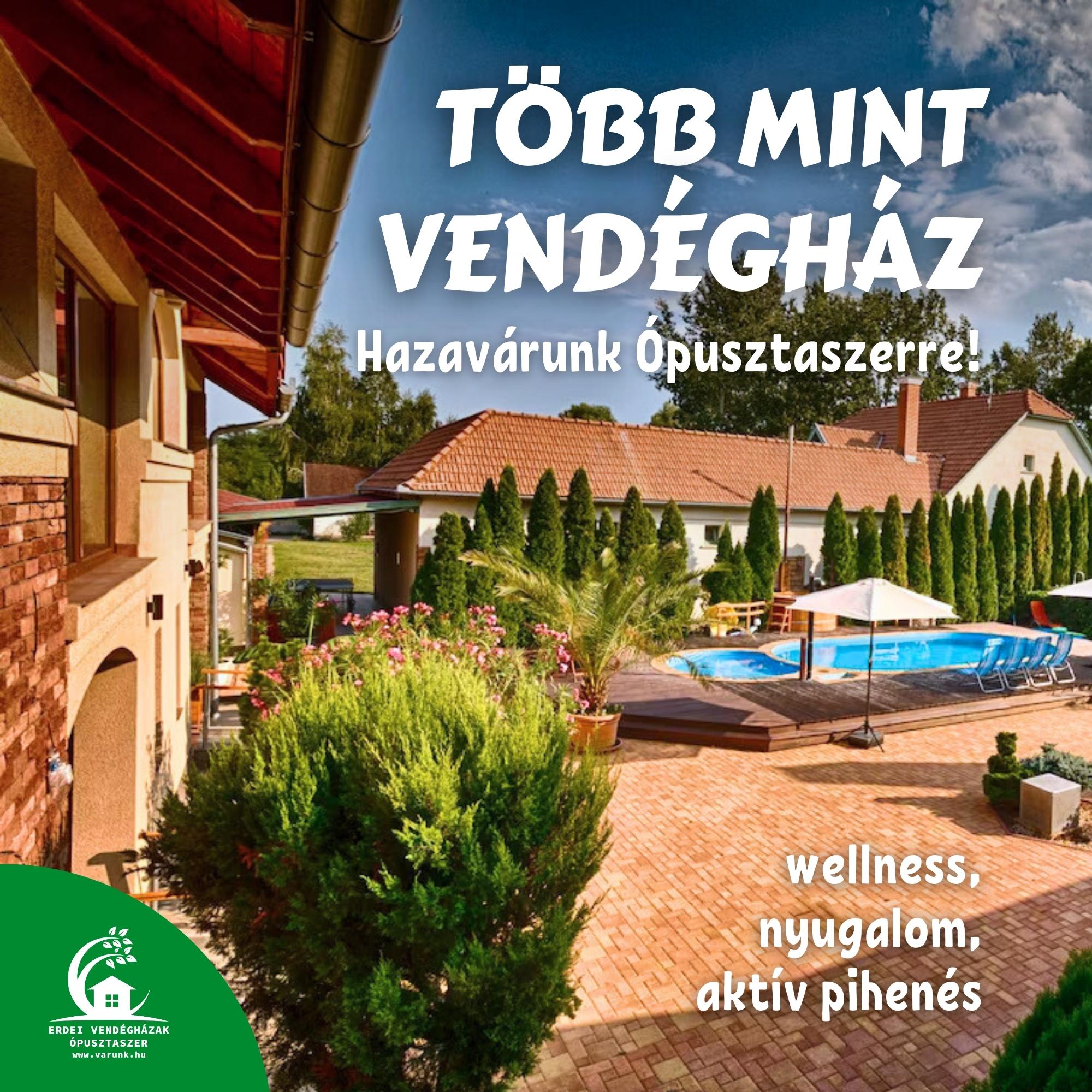 Ópusztaszeri Erdei Vendégházak Facebook ad: Több, mint Vendégház!