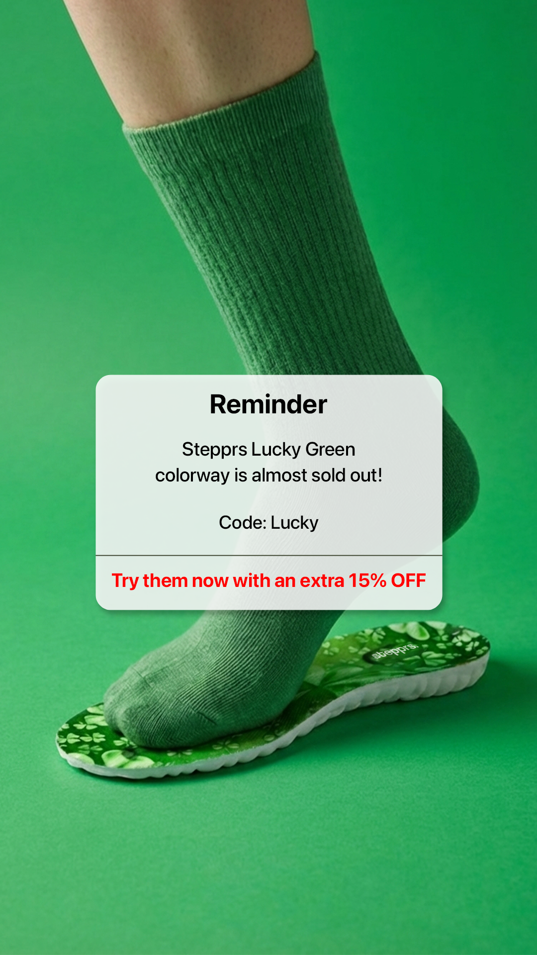Stepprs Facebook ad