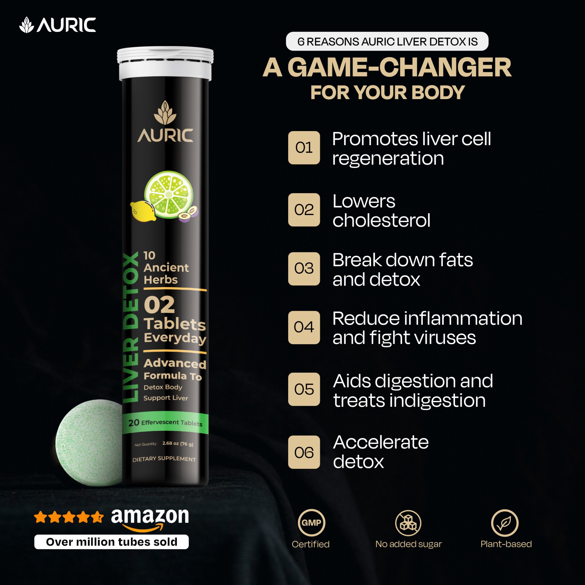 Auric Performance Booster Facebook ad