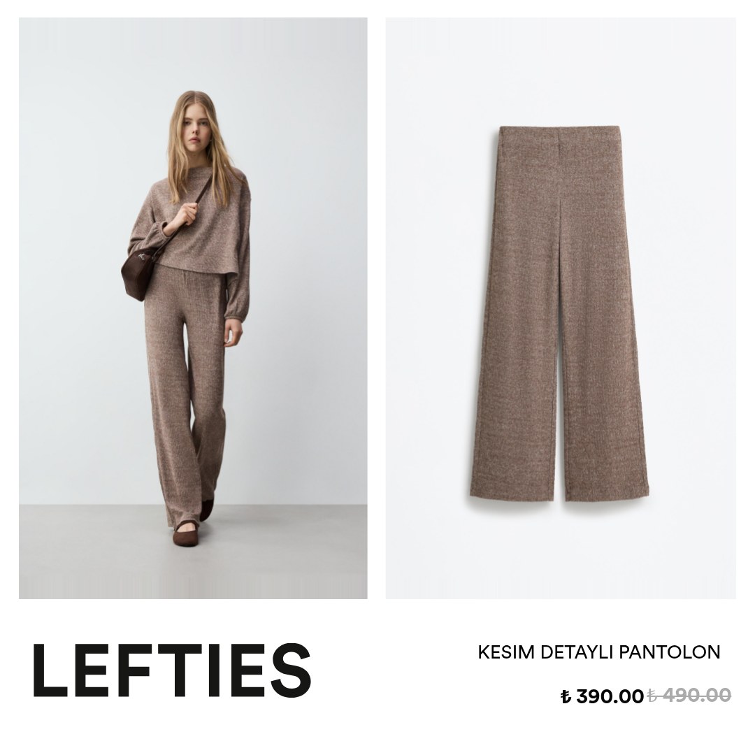 Lefties Facebook ad: Temel parçalar, sonsuz kombin seçenekleri.