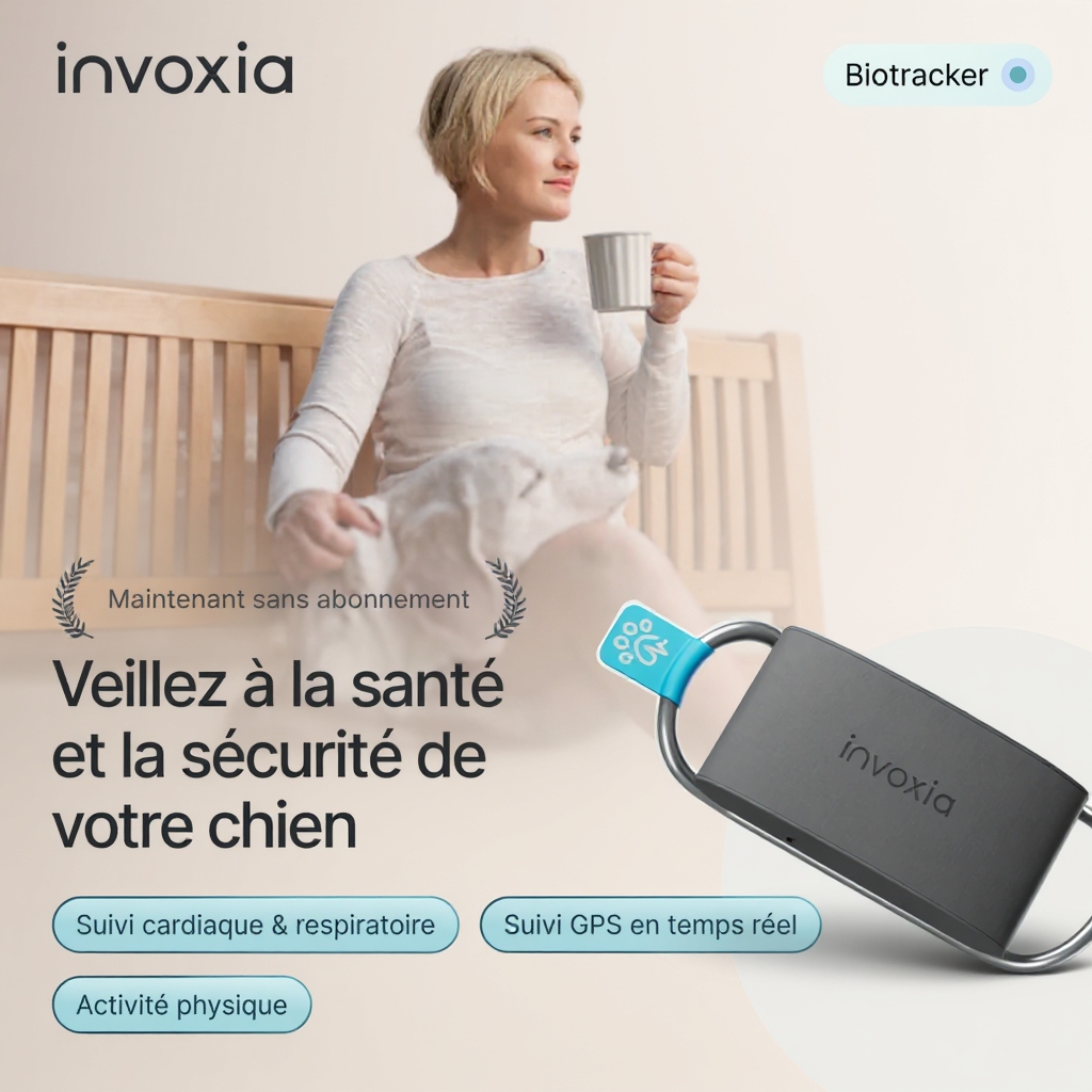Invoxia Biotrackers France Facebook ad