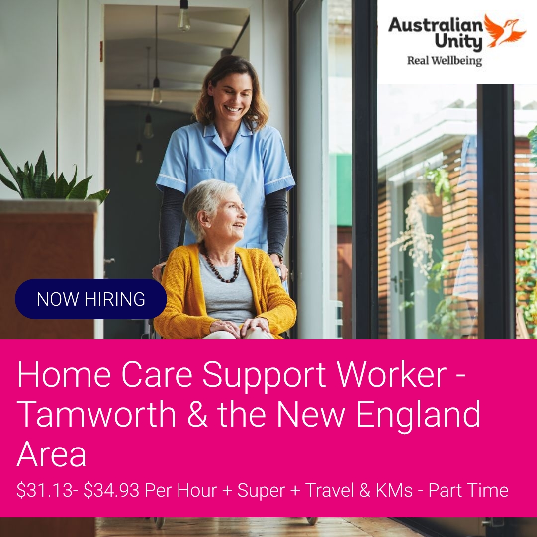 SEEK Facebook ad: Home Care Support Worker - Tamworth & the New England Area