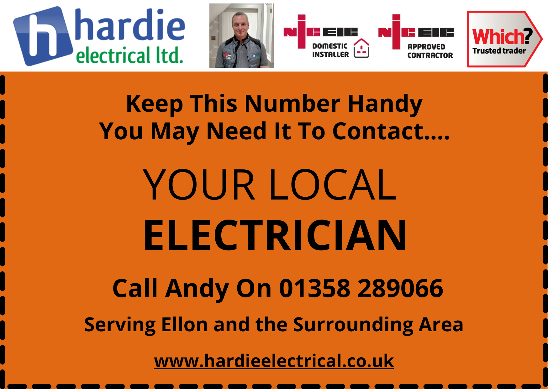 Hardie Electrical Ltd. Facebook ad from Apr 18, 2023
